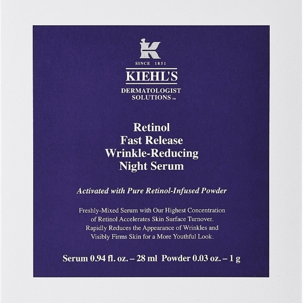 Kiehl’s Retinol Fast Release Wrinkle-Reducing Night Serum 28 ml